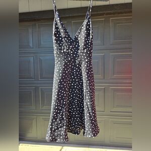 Black and White Polka Dot Dress